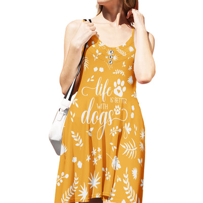 Life Is Better With Dog 2 - Strap Dress