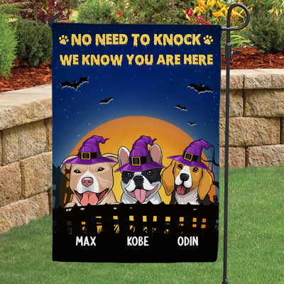 Dog Witch - Personalized Custom Garden Flag