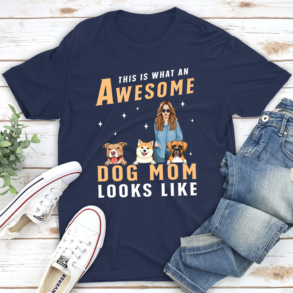 Custom dog cheap mom shirt