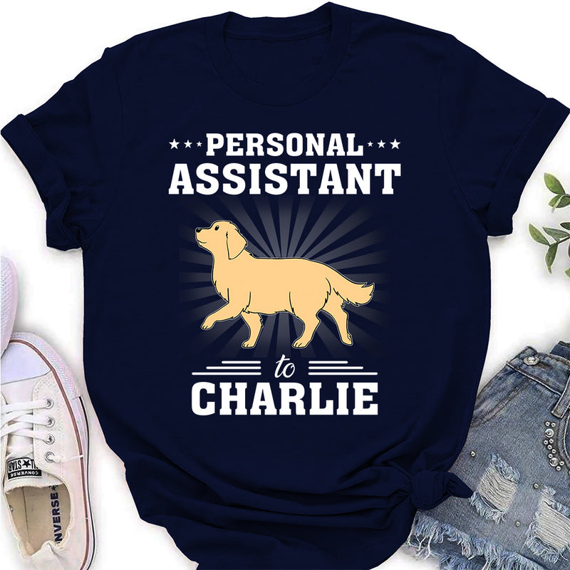 Dog Assistant - Personalized Custom Women&