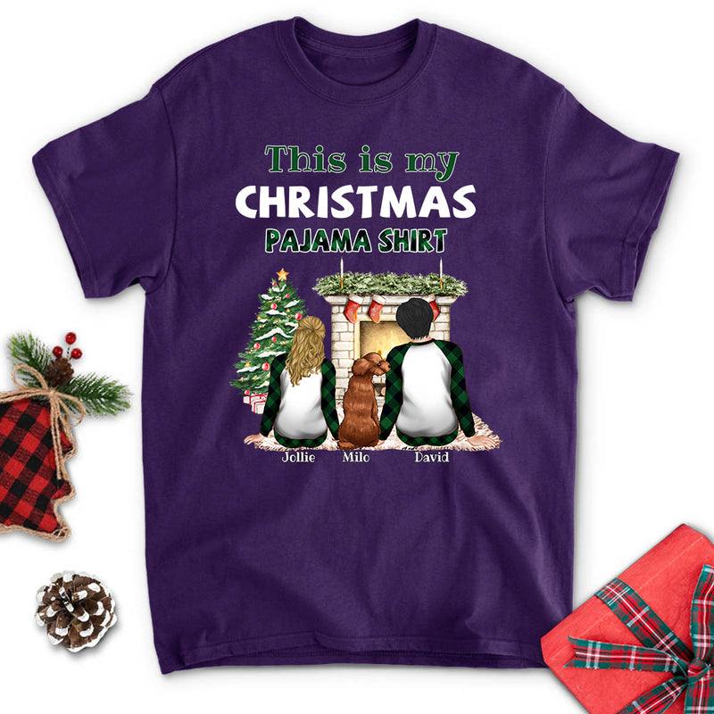 Christmas Pajama - Personalized Custom Unisex T-shirt