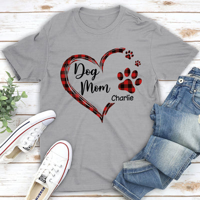 Dog Mom - Personalized Custom Unisex T-shirt
