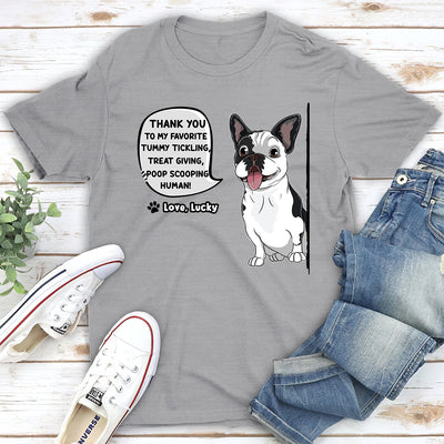 To My Human - Personalized Custom Unisex T-shirt