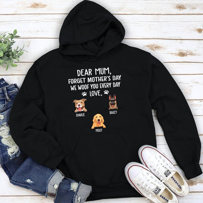 I Woof You Dog Mom - Personalized Custom Hoodie