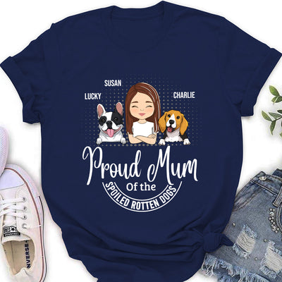 Proud Mom Proud Dad - Personalized Custom Women's T-shirt