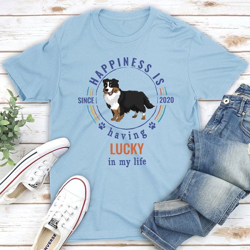 Happiness - Personalized Custom Unisex T-shirt