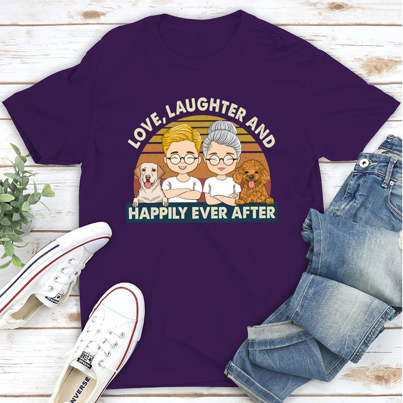 Happily Ever After - Personalized Custom Unisex T-shirt