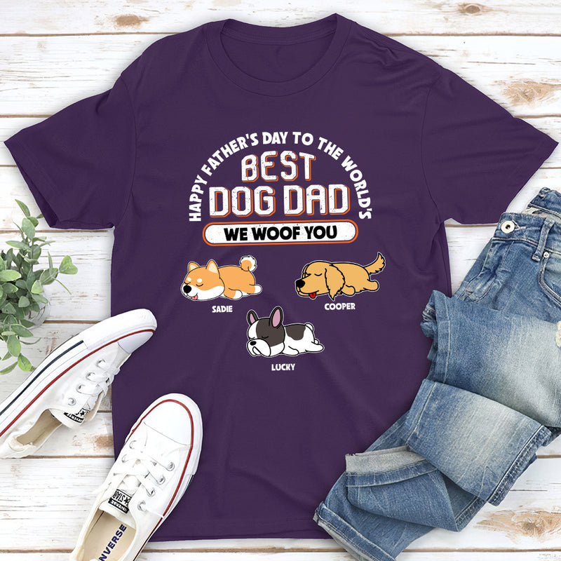 To The Best Dad - Personalized Custom Unisex T-shirt