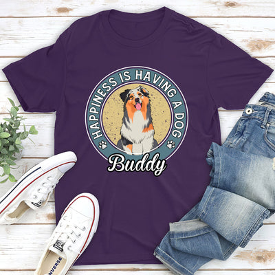 Having Dog - Personalized Custom Unisex T-shirt