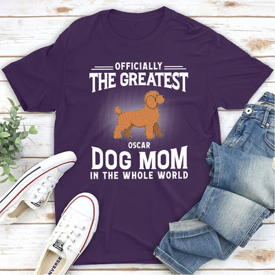 Officially The Greatest - Personalized Custom Unisex T-shirt