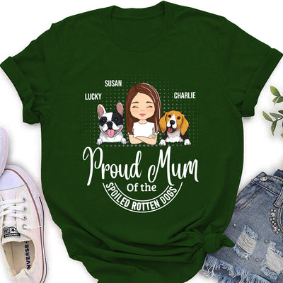 Proud Mom Proud Dad - Personalized Custom Women's T-shirt