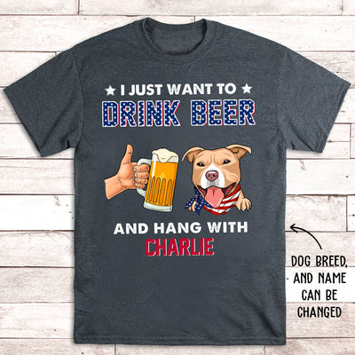 Drink Beer - Personalized Custom Premium T-shirt