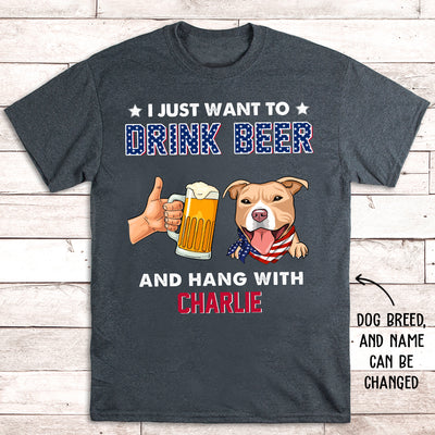 Drink Beer - Personalized Custom Unisex T-shirt