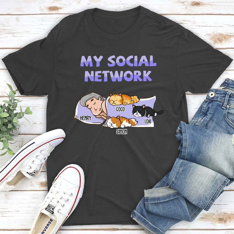 My Social Network - Personalized Custom Unisex T-shirt