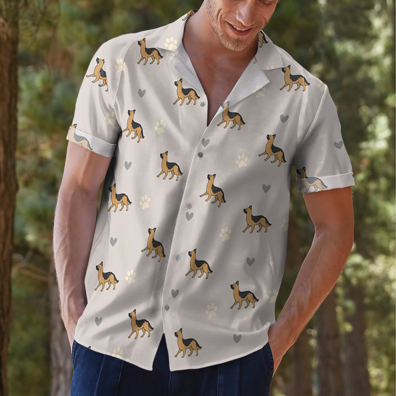 Dog Walking Hawaiian - Personalized Custom Hawaiian Shirt