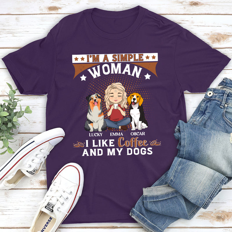 Simple Woman - Personalized Custom Unisex T-shirt