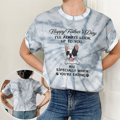 I'll Always Look Up To You - Personalized Custom All-over-print T-shirt