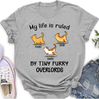 My Life Is Ruled By Cats - Personalized Custom Women's T-shirt