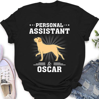 Dog Assistant - Personalized Custom Women's T-shirt