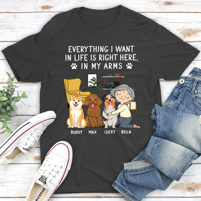 I Want - Personalized Custom Unisex T-shirt