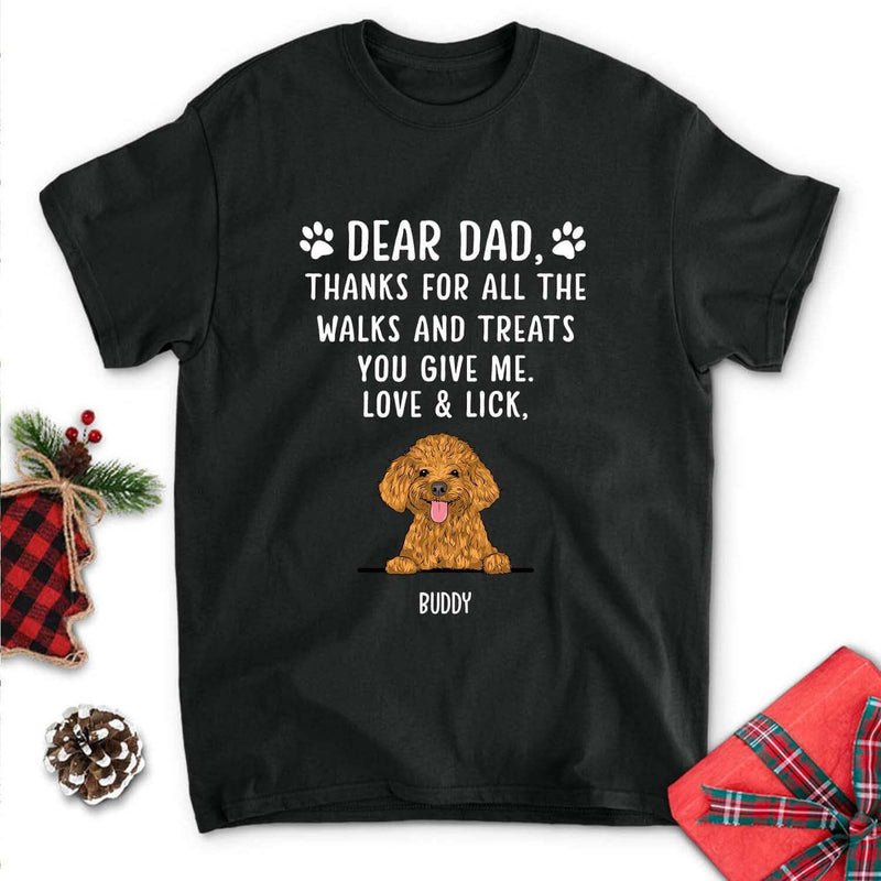 Thanks For All The Treats - Personalized Custom Unisex T-shirt