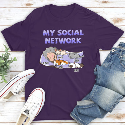 My Social Network - Personalized Custom Unisex T-shirt