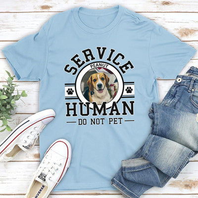 Service Human Photo - Personalized Custom Unisex T-shirt