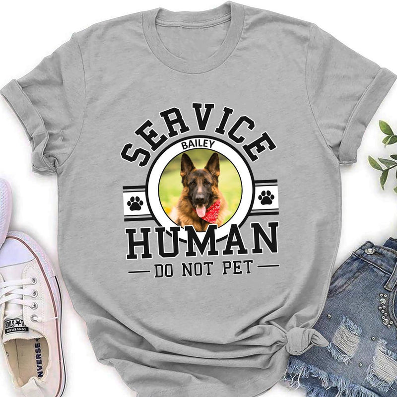Service Human Photo - Personalized Custom Women&