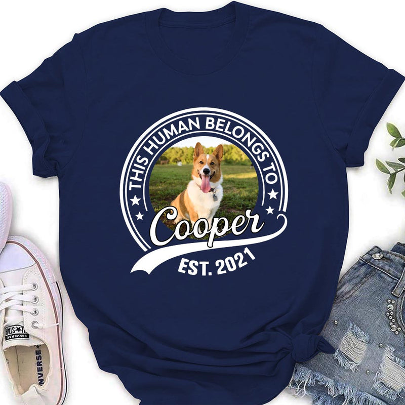 Human Belongs To Photo - Personalized Custom Women&