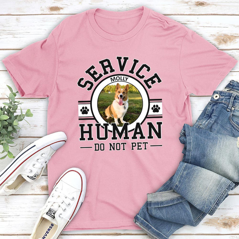 Service Human Photo - Personalized Custom Unisex T-shirt