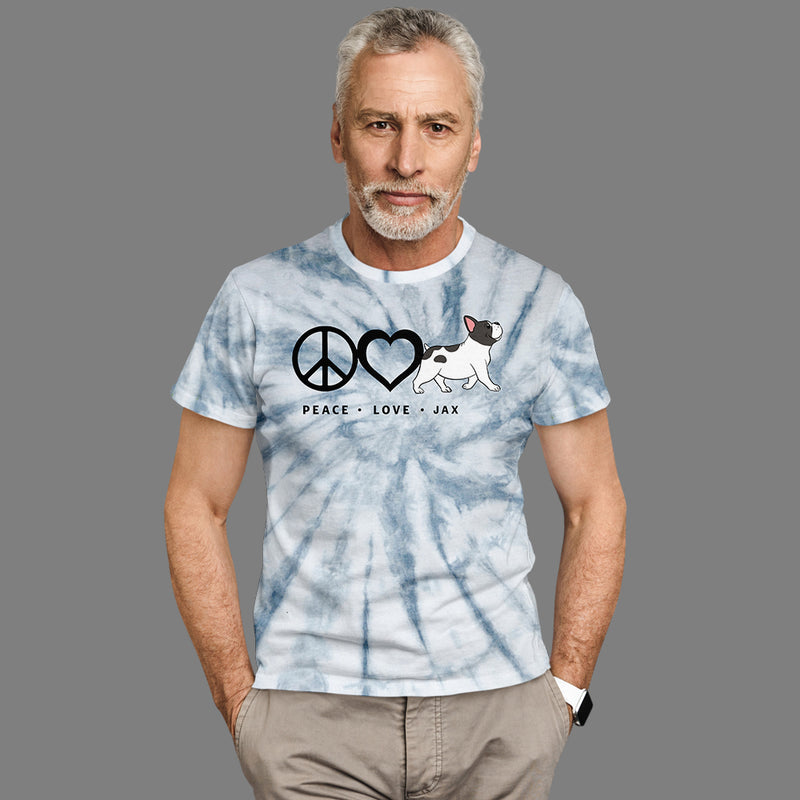 Peace Love - Personalized Custom All-over-print T-shirt