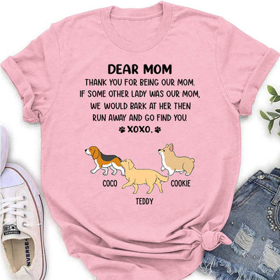 Dear Mom Xoxo - Personalized Custom Women's T-shirt