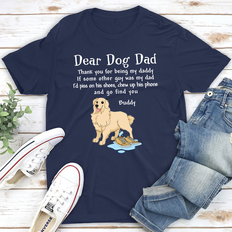 My Dearest Dad - Personalized Custom Unisex T-shirt