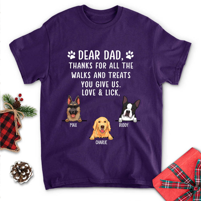 Thanks For All The Treats - Personalized Custom Premium T-shirt