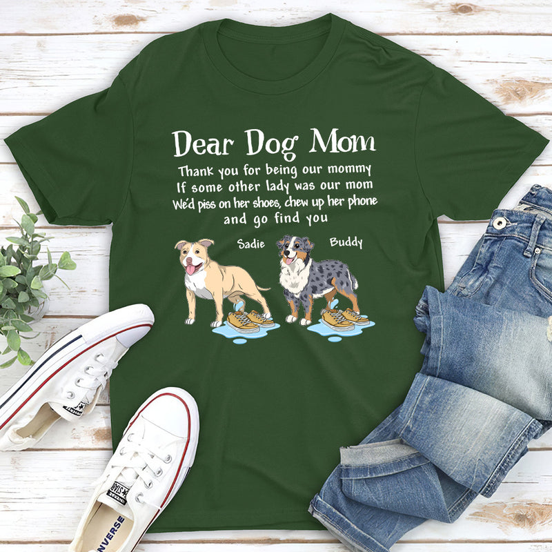 My Dearest Dad - Personalized Custom Unisex T-shirt