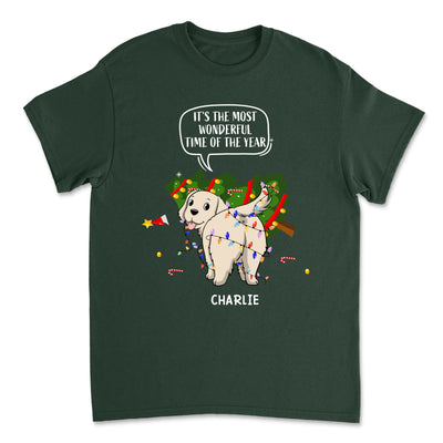 Wonderful Time Christmas - Personalized Custom Unisex T-Shirt