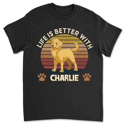 Better Life Retro - Personalized Custom Unisex T-shirt