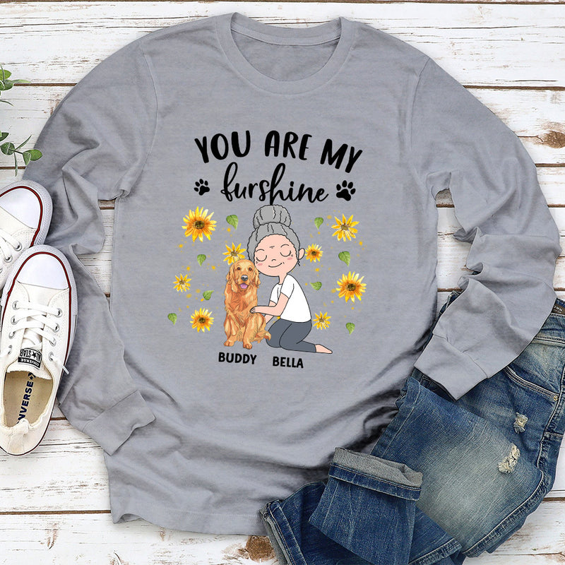 My Furshine Is - Personalized Custom Long Sleeve T-shirt