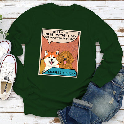 Woof You So Much - Personalized Custom Long Sleeve T-shirt