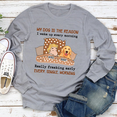 My Dog Is The Reason 2 - Personalized Custom Long Sleeve T-shirt