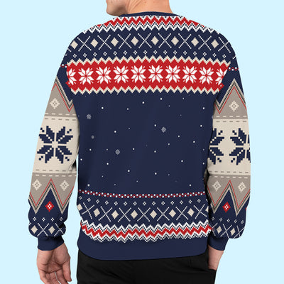 Snowy Dog - Personalized Custom All-Over-Print Sweatshirt