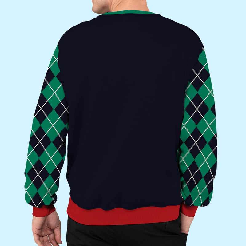 Cat Mom/Dad Walking - Personalized Custom All-Over-Print Sweatshirt