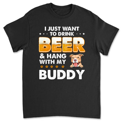 Beer and Dog - Personalized Custom T-shirt