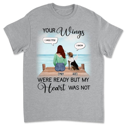 Your Wings Were Ready Speech - Personalized Custom Unisex T-shirt