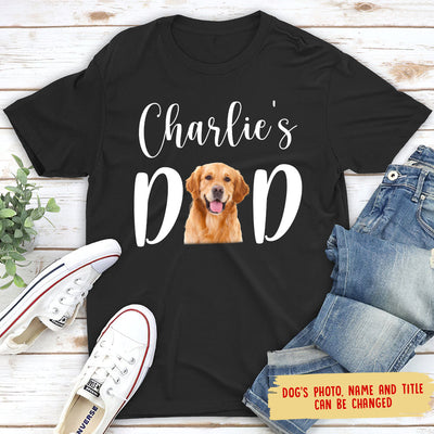 Dog Mom/Dad - Personalized Custom Photo Unisex T-shirt