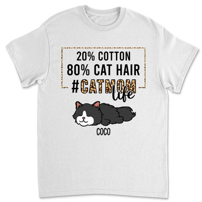 Cat Mom Life - Personalized Custom Unisex T-shirt