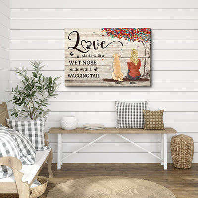 Love Start - Personalized Custom Canvas