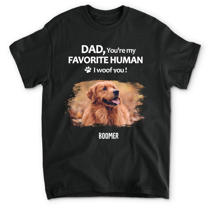 To My Favorite Human Photo - Personalized Custom Unisex T-shirt