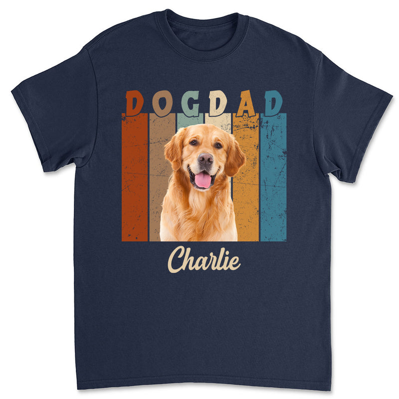 Dog Mom/Dad Retro - Personalized Custom Unisex T-shirt