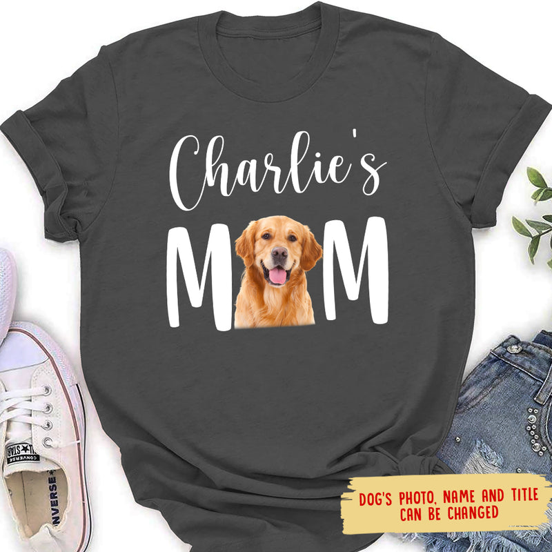 Dog Mom - Personalized Custom Photo Women&